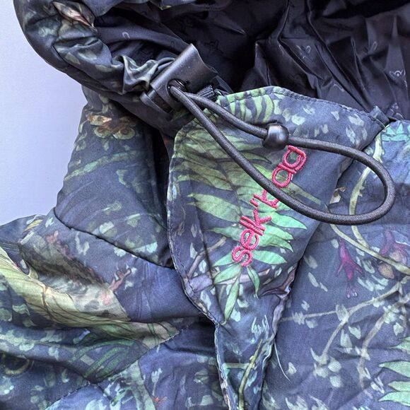 Selk Bag Recycled Wearable Sleeping Bag Rainforest Print Adult Small Camping - Picture 13 of 15
